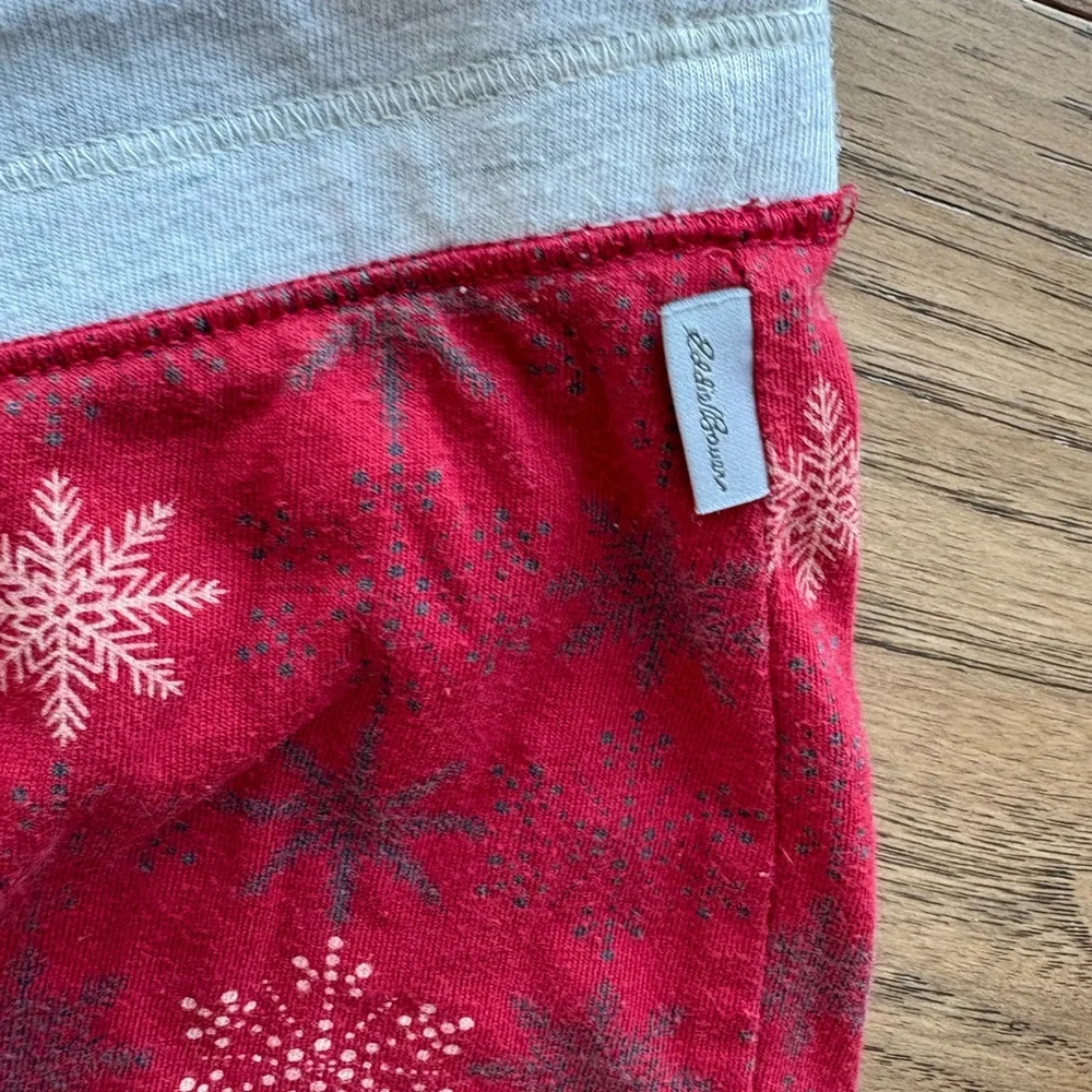 Eddie Bauer Red Sleepwear Pants PJ joggers - Picture 4 of 7